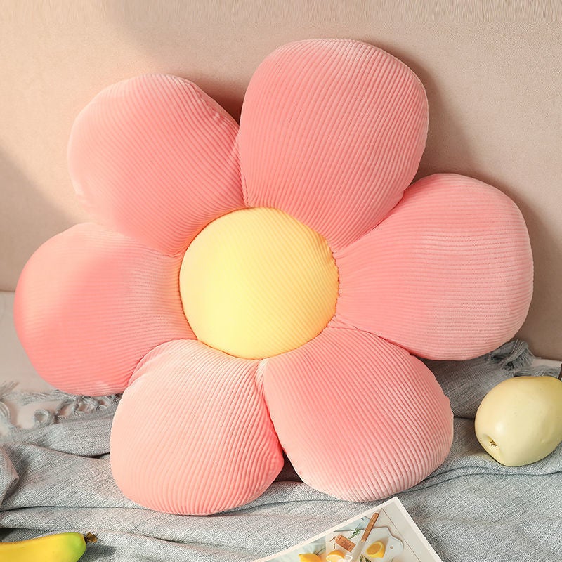 QKURT 2 Pcs Coussin Fleur 40cm - Coussin De Siège Canapé Voiture Tatami Décoratif