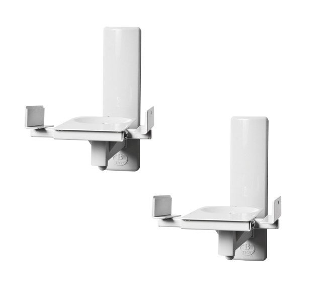 Btech Blanco Soporte De Altavoz Lateral Para Pared Inclinable - Imagen 2