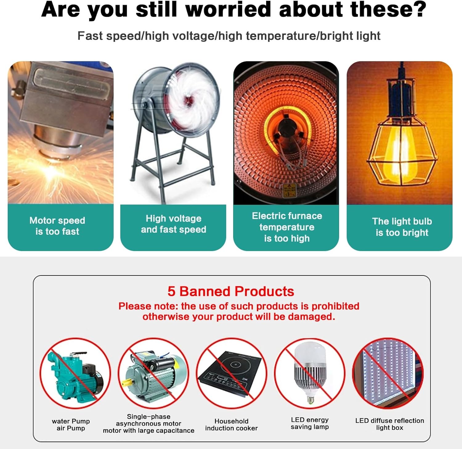 Variateur Vitesse Moteur 220V SCR 4000W 10A – Régulateur Puissant et Stable pour Ventilateurs et Moteurs AC - 3