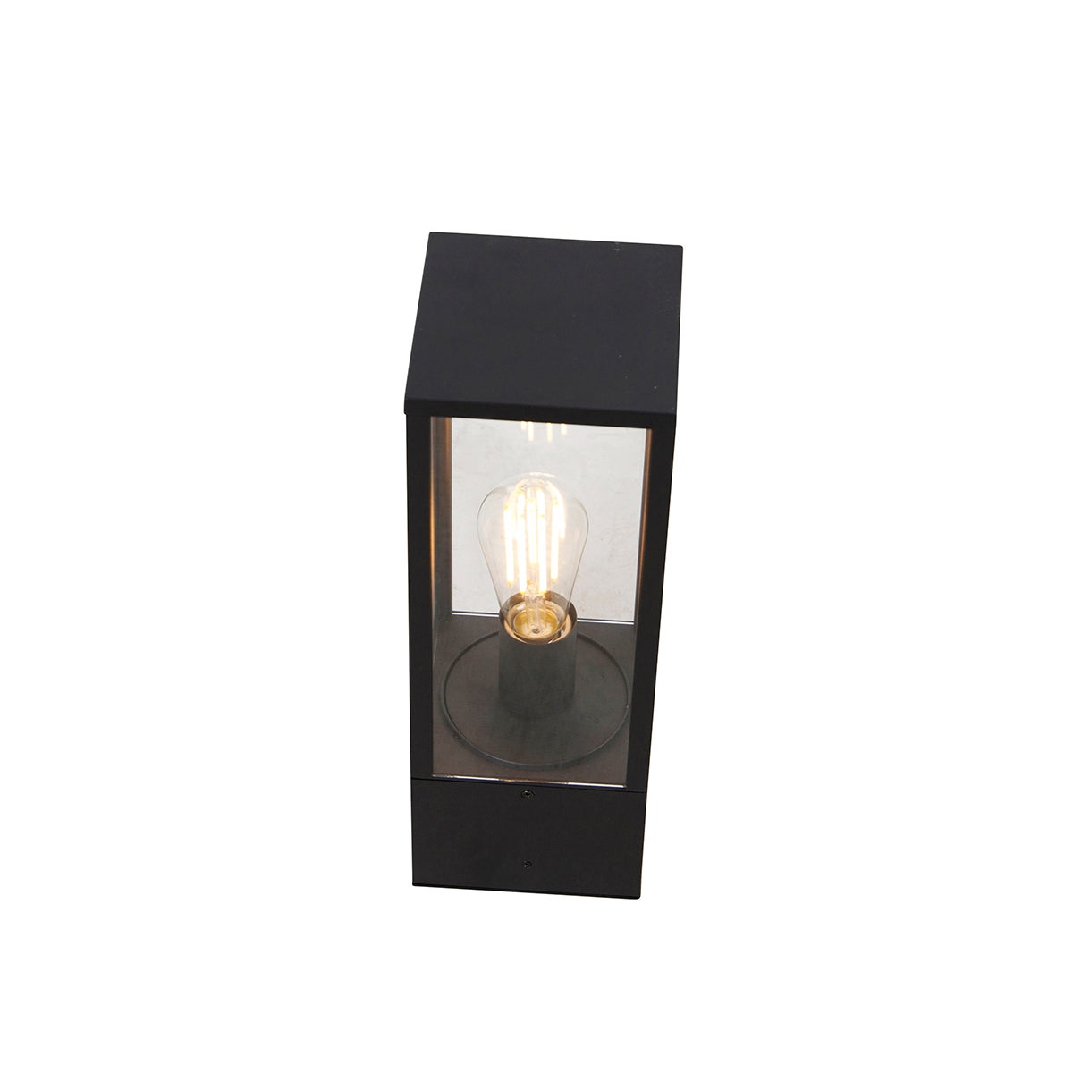 Lampe sur pied extérieur charlois - 1 lumière - L 14 cm - Noir - Design - Éclairage extérieur - 8