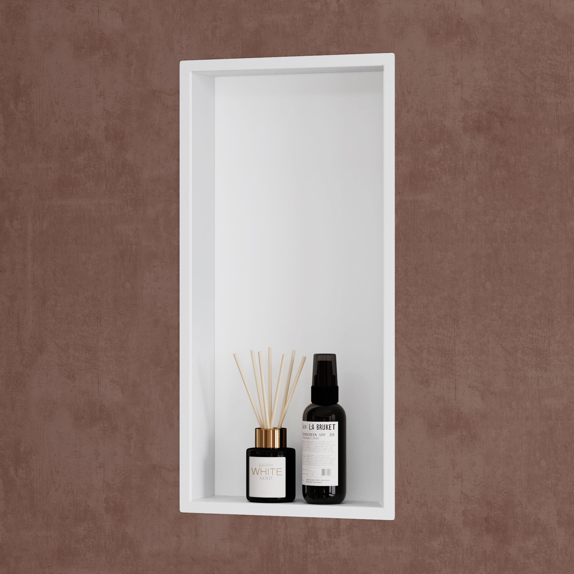 NICHE DE DOUCHE - 12 X 12 BLANC