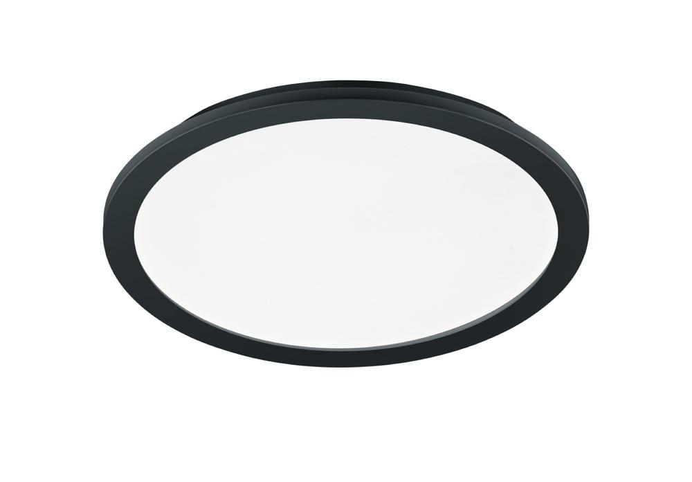 Plafon okrągły CAMILLUS LED 24W Ciepła biel 2000 lm czarno-biały wym:3x40x40cm IP44 RL