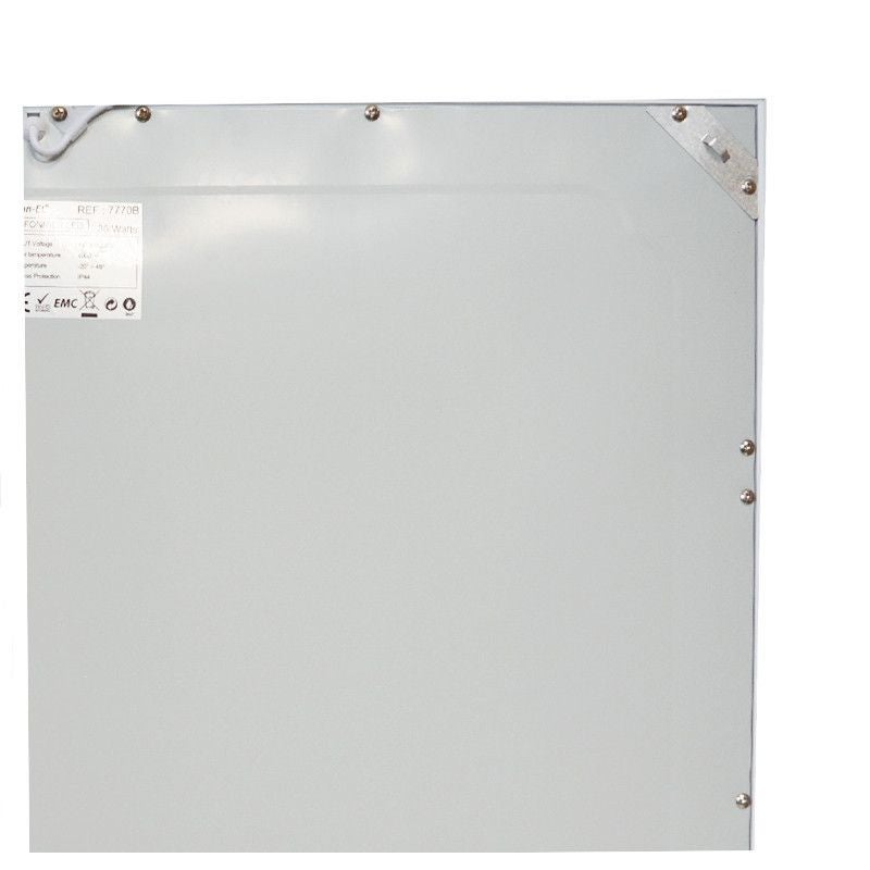Plafonnier LED 595x595mm - 28W - Blanc chaud 3000K - Garantie 5 ans - 4
