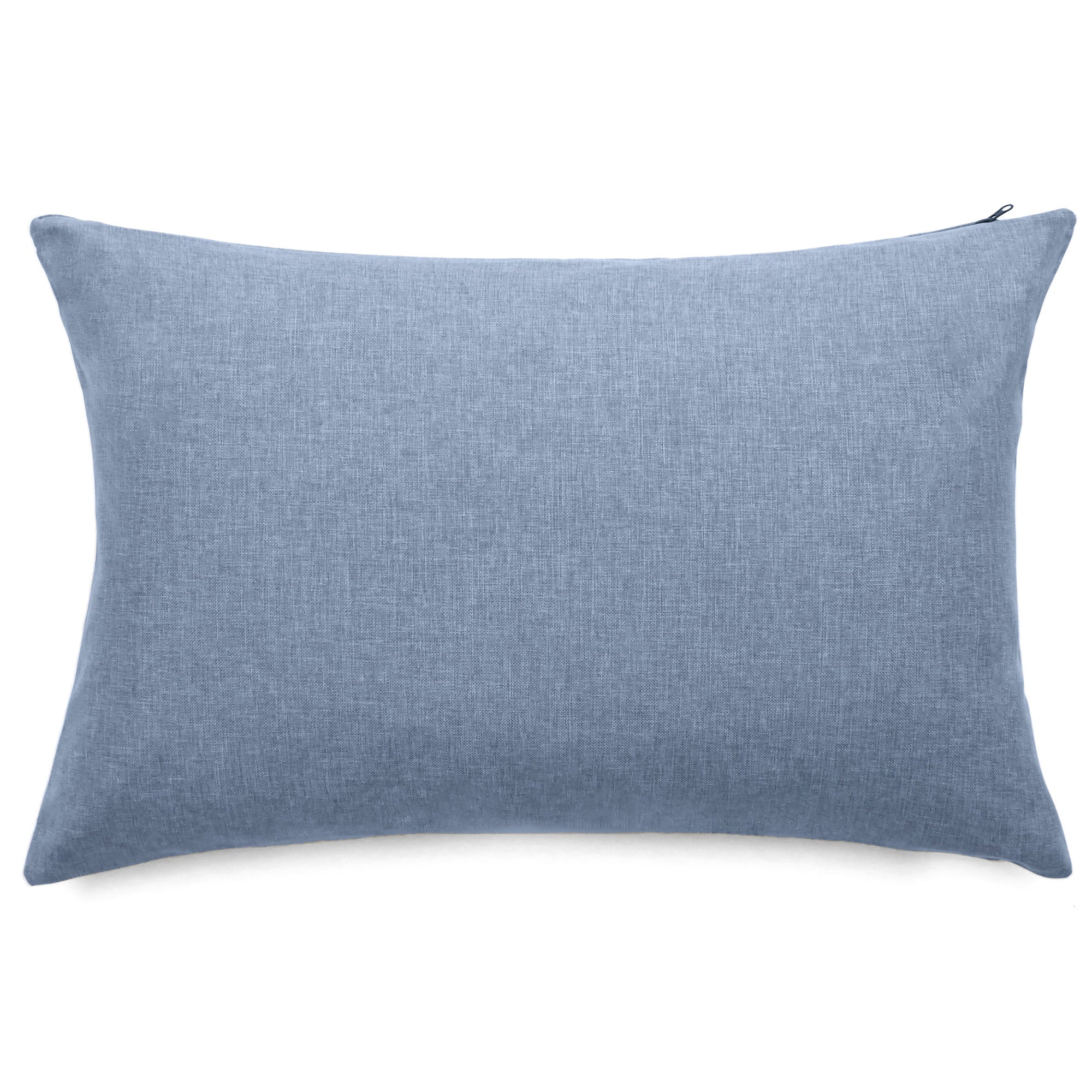 Housse De Coussin 40x80 Cm Bleu Fleurs - Lot De 2 - Tissu Imperméable - Fermeture Éclair Cachée - Décoration Jardin, Salon - 12
