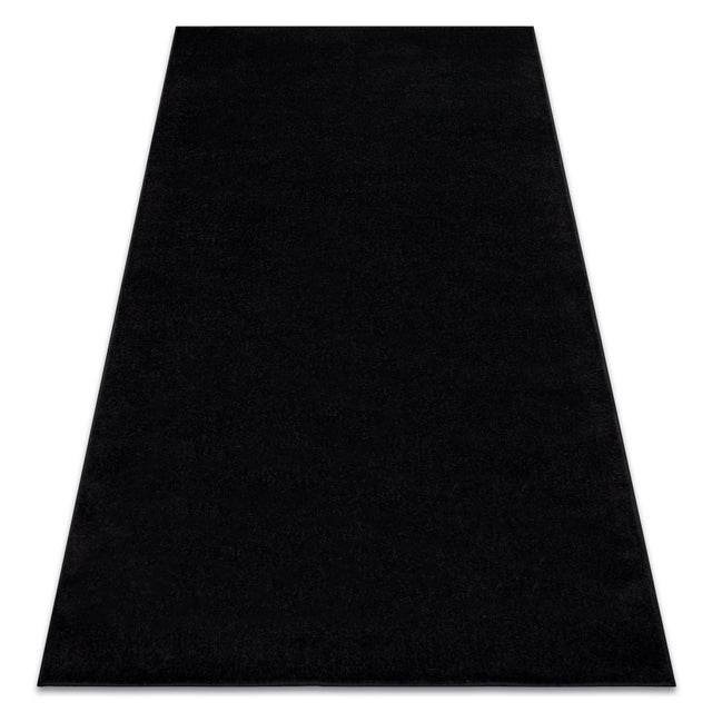 Dywan ETON PLUS czarny jednolity, jednokolorowy, gładki 150x200 cm