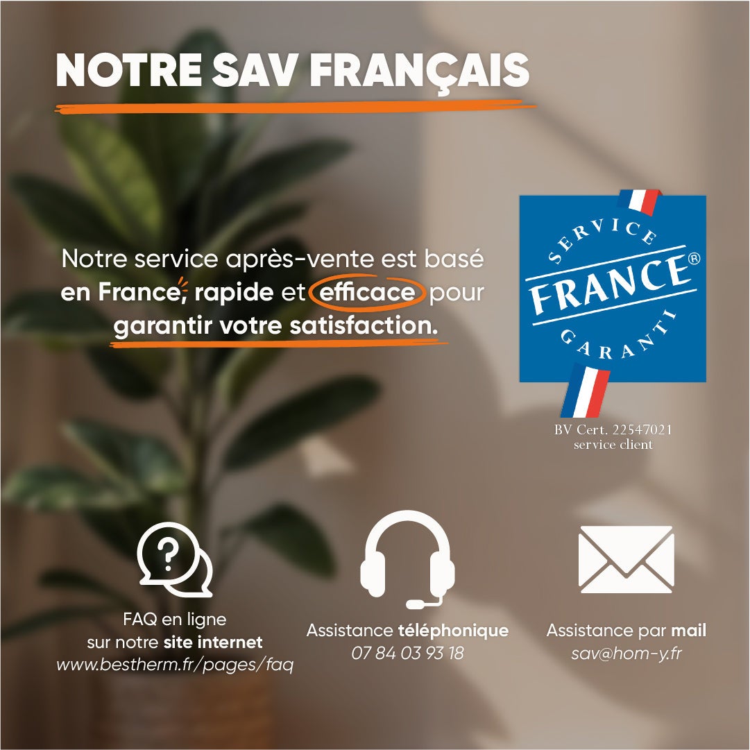 Radiateur électrique fixe à inertie sèche céramique 1000W Bestherm ARIA plinthe blanc - 6