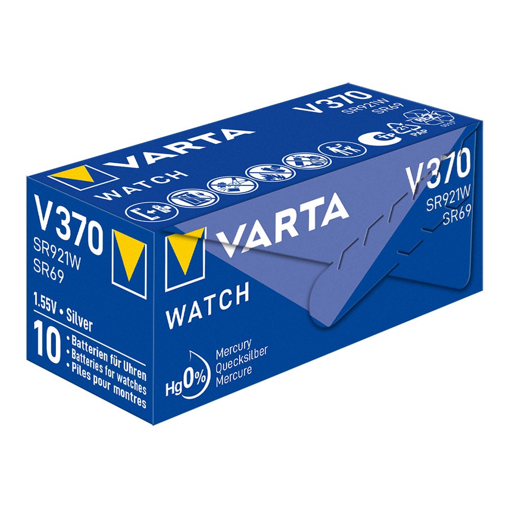 Pile bouton V370 Varta 1.55V - 6