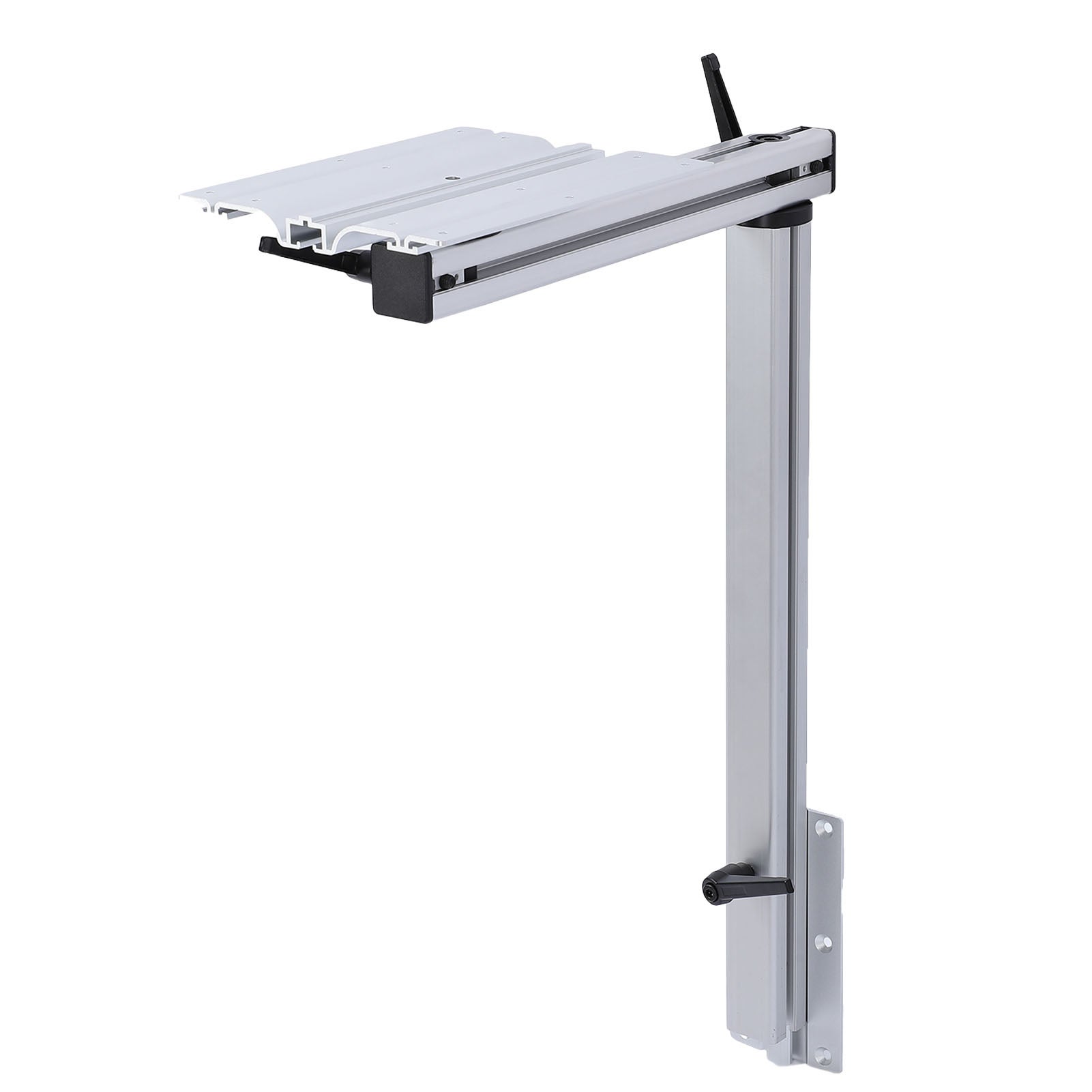 Pied De Table Réglable Pour Bateau / Camping-car – Aluminium, Hauteur 450-690 Mm, Rotatif 360°, Charge 80 Kg