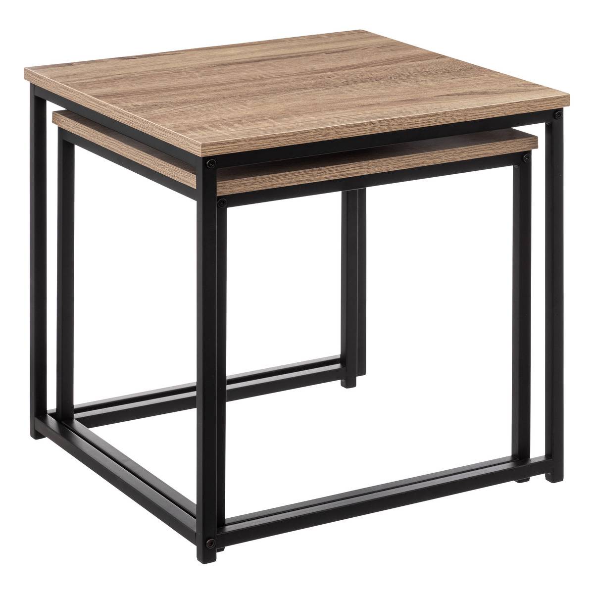Lot de 2 tables gigognes 