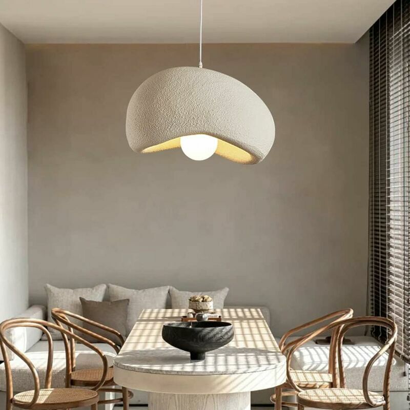 30cm Suspension Moderne pour Salle à Manger Cuisine Îlot Lumière Couloir Restaurant Lampe Suspendue E27 Base Japonais Wabi-Sabi Style Nid D'oisea - 3