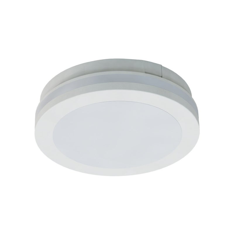 Plafon okrągły MARLON LED 12W Neutralna biel 1600lm biały wym: 5,2 x 18 x 18 cm IP54 Eko-Light