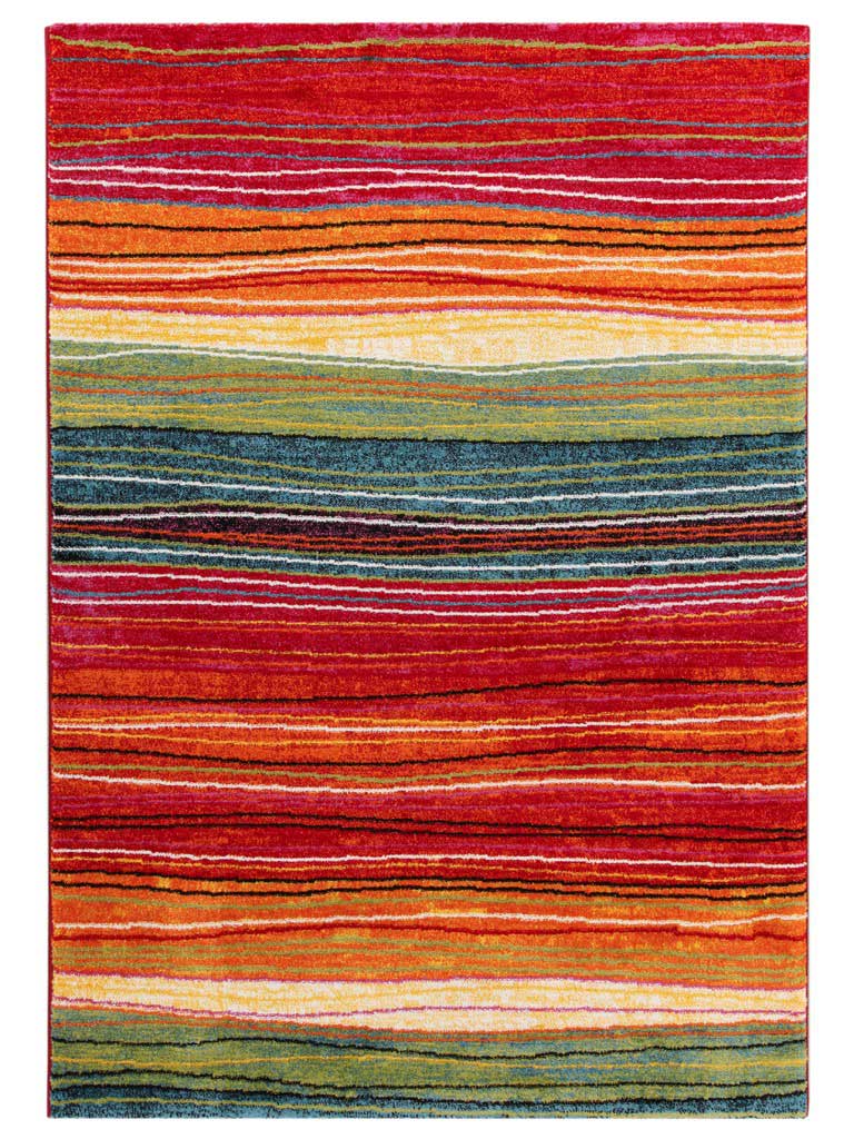 Galleria Farah 1970 - 200x200 cm Nowy nowoczesny kwadratowy dywan z ramą Mec