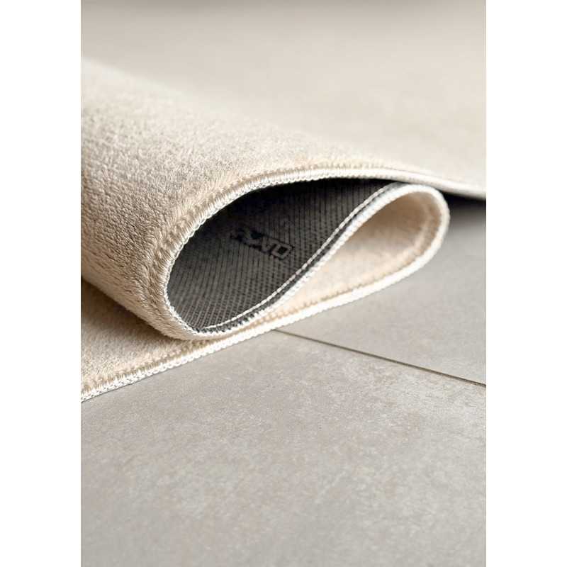 Tapis uni lavable en machine AVIGNON Beige - 200x290 cm - 4