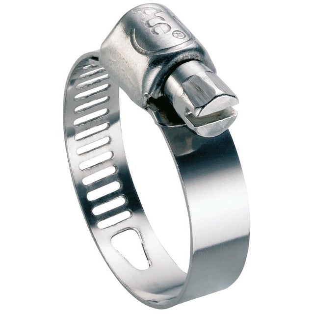 Collier à bande perforée W4 largeur bande 8 mm Ace - Diamètre 14 - 24 mm - Vendu par 50