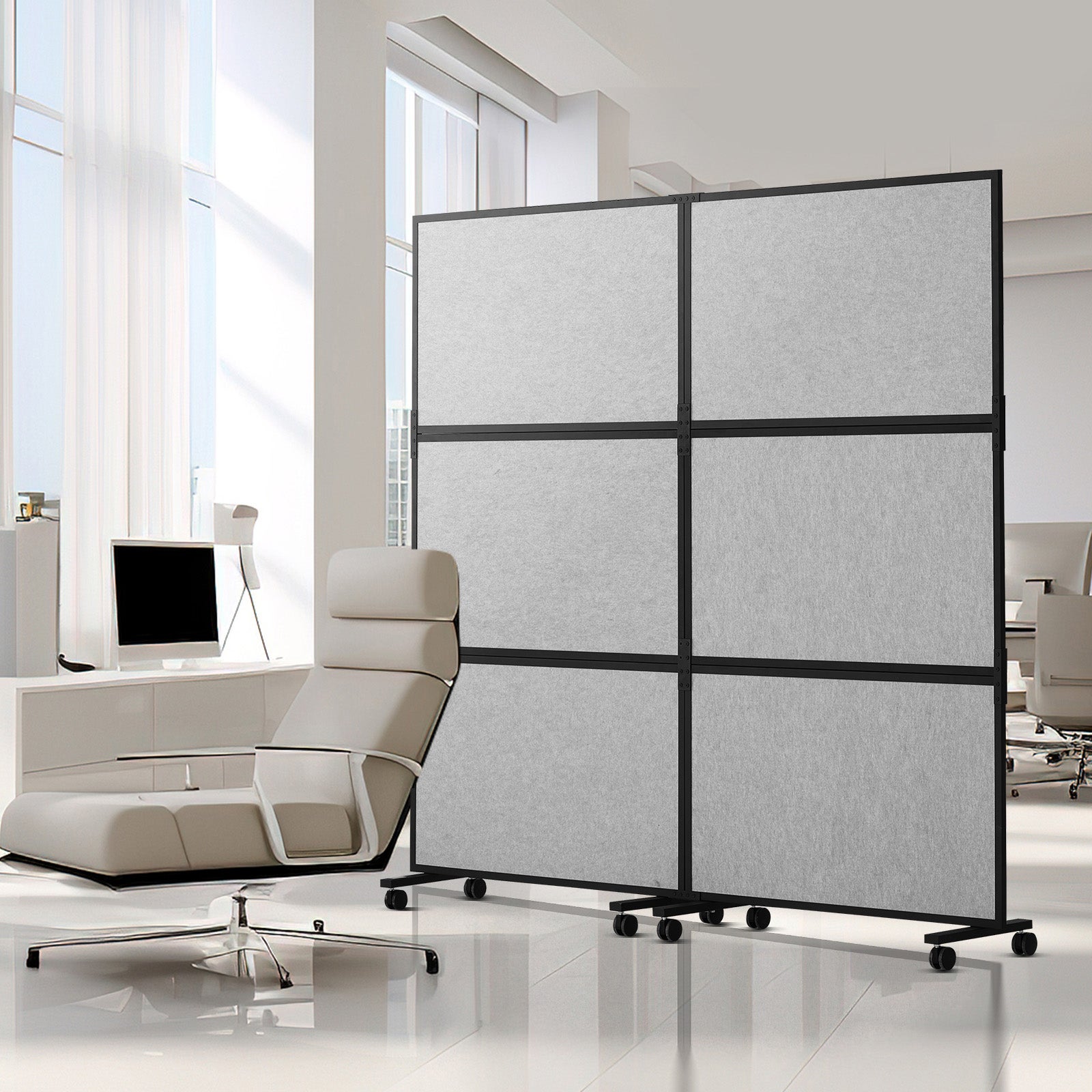 Fournisseur et fabricant de séparateurs de bureau acoustiques sur mesure - ROOAOO