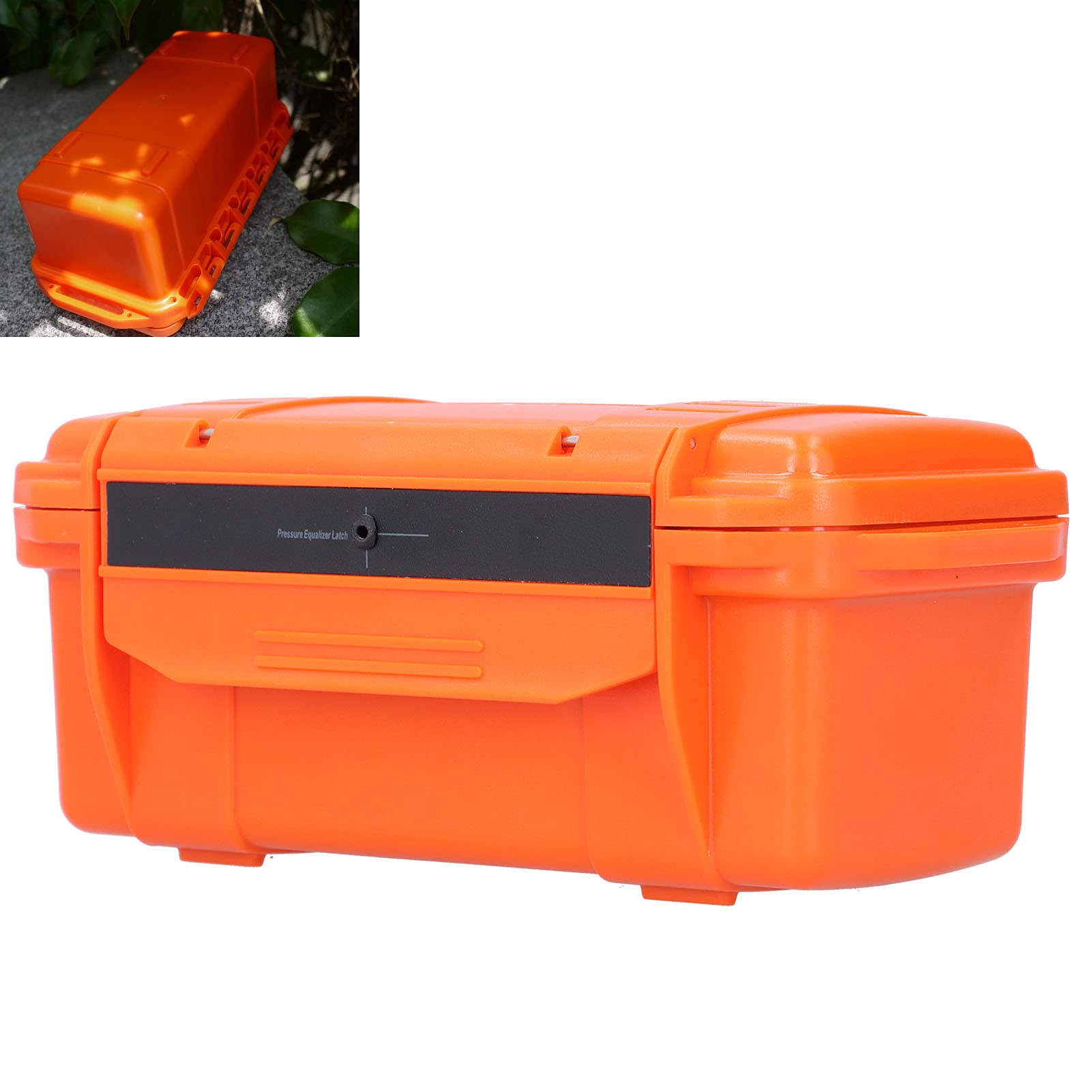 Tooloflife Boîte De Rangement étanche Et Résistante Aux Chocs – Orange – 165x105x50mm – Pour Camping, Pêche, Voyage – Flottante