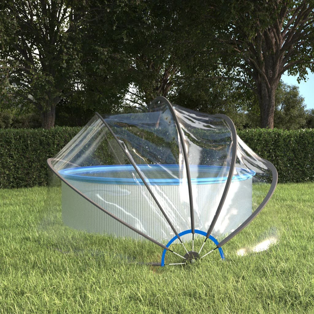 BigBen Dôme de piscine rond 376x188 cm PVC En Stock - Jardin