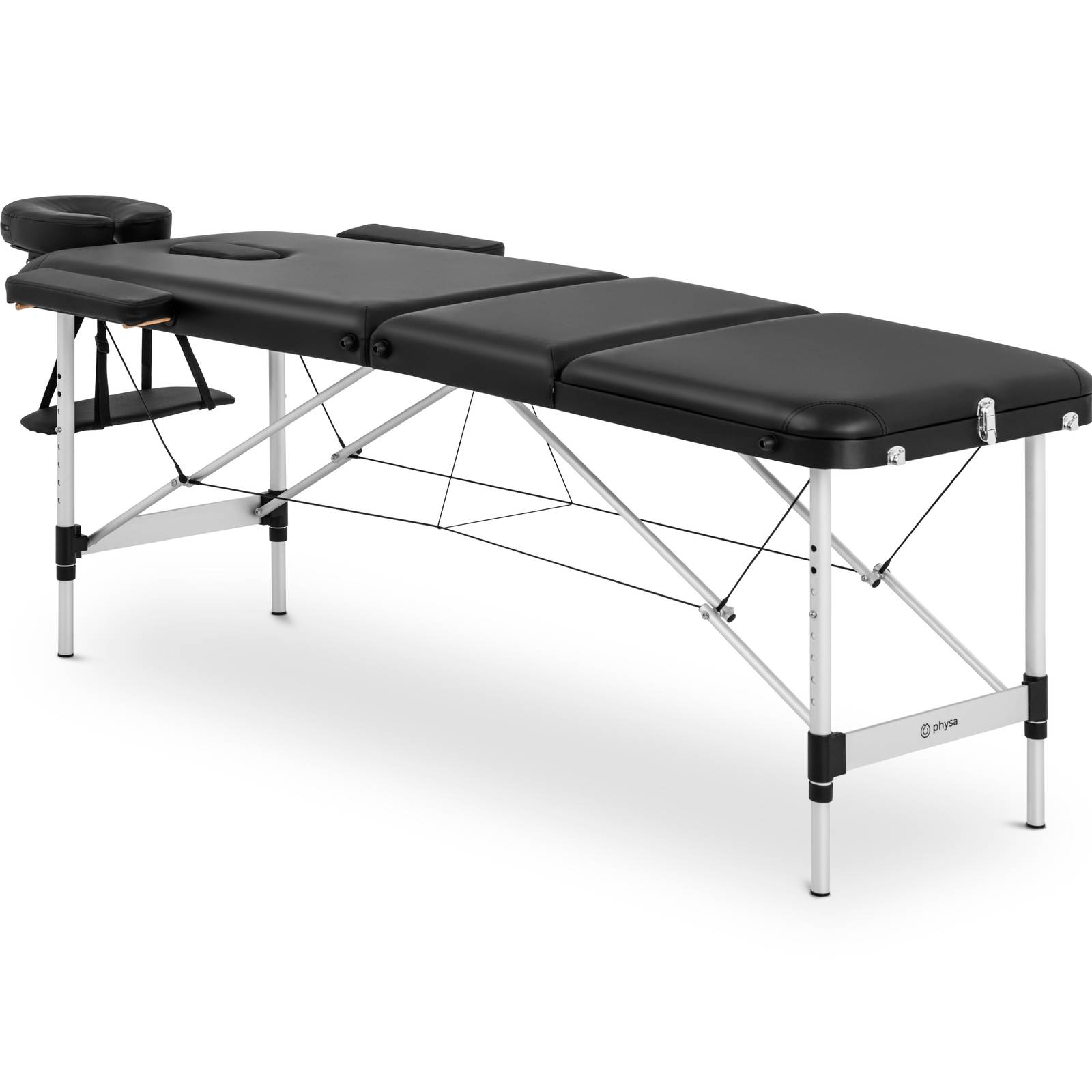 Chaise De Massage Pliante Physa Cadre Aluminium Revêtement