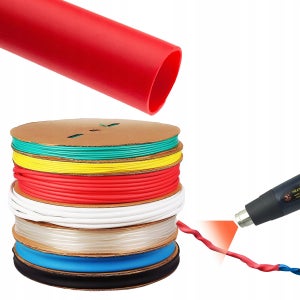 Gaine Thermorétractable - 40/20mm - Rouge - Longueur 1m - Restreint 2:1 - Paroi Fine - Arvi Tpam 40 0 Vm 91654137 - Foto 5