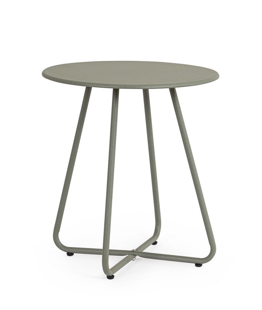 Stół zewnętrzny ze stali lakierowanej elektroforetycznie, Ø45 - 50h zielony