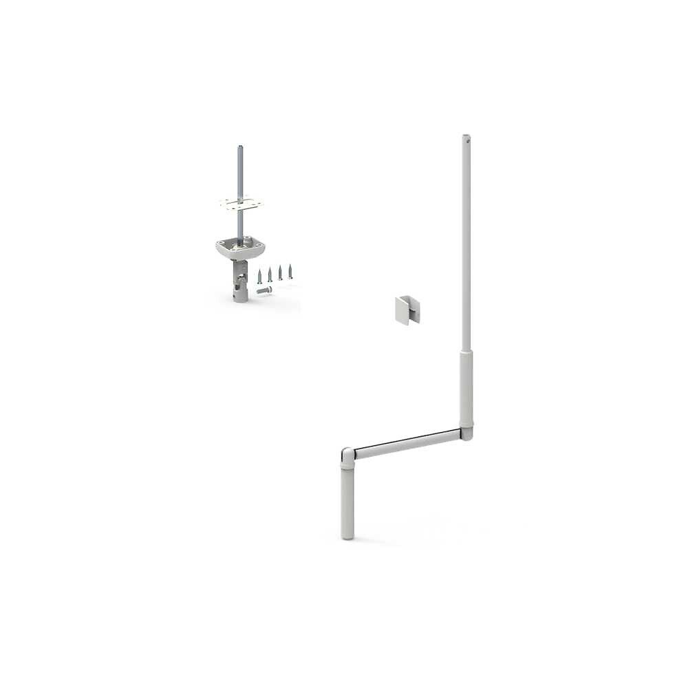 Manivelle de volet roulant 1500 mm Ø 12 mm avec sortie 6P7 verticale - 4