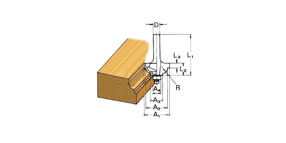 Makita Frezarka Profilowa 6 mm - D-09569