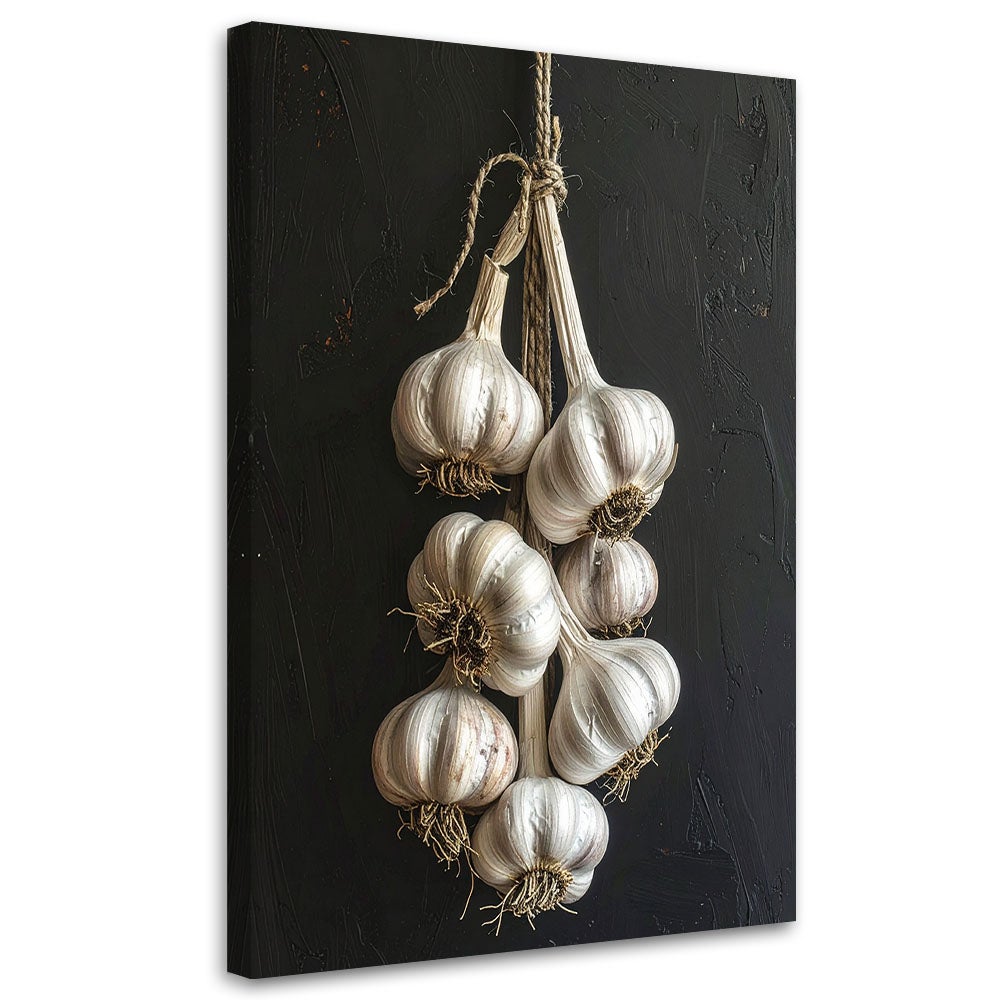 Obraz do kuchni restauracji baru jadalni, Suszony czosnek warzywa 40x60