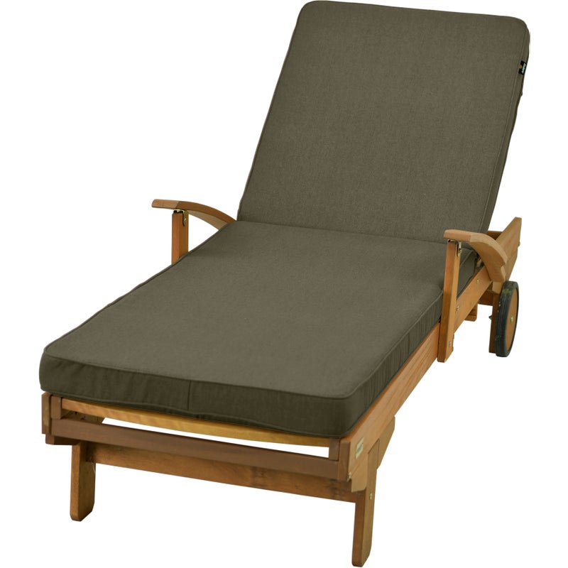 Poduszka na leżankę ogrodową AMPO wodoodporna brązowy 1 szt.