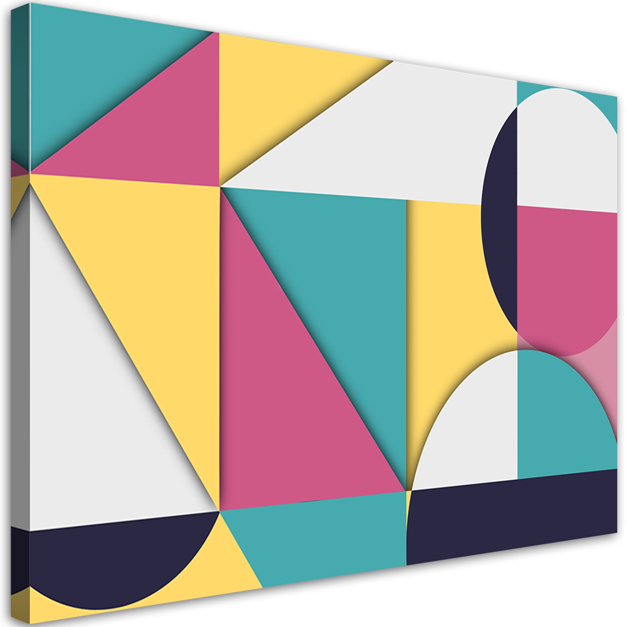 Obraz, Geometryczne kształty abstrakcja 100x70