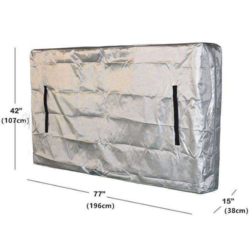 Housse de protection pour matelas de rangement et de déménagement - Housse de matelas intégrale imperméable, protège-matelas - 196 x 38 x 107 cm - 2