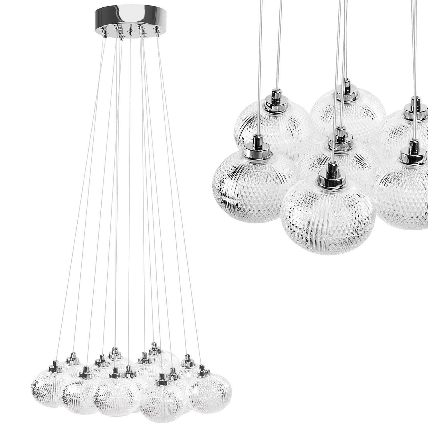 Lampa Sufitowa Toolight Ms025-13Cp Chrom