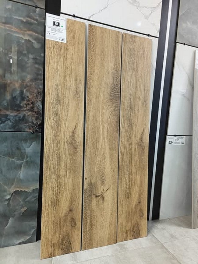 Carrelage sol/mur effet bois PRESTIGE CARMEL L.120 x l.20cm - 3