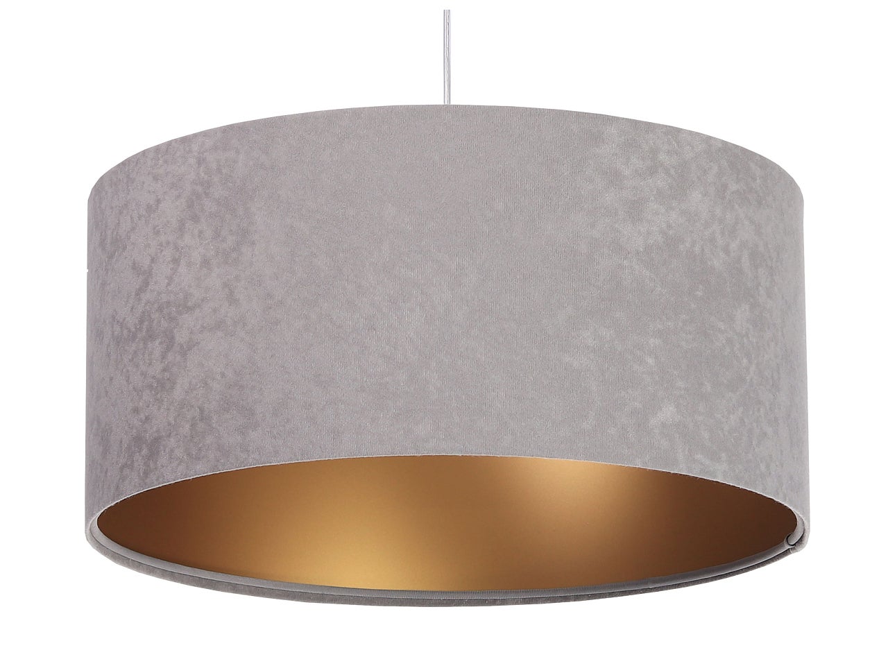 Lampa wisząca HOME 30 szara/złota