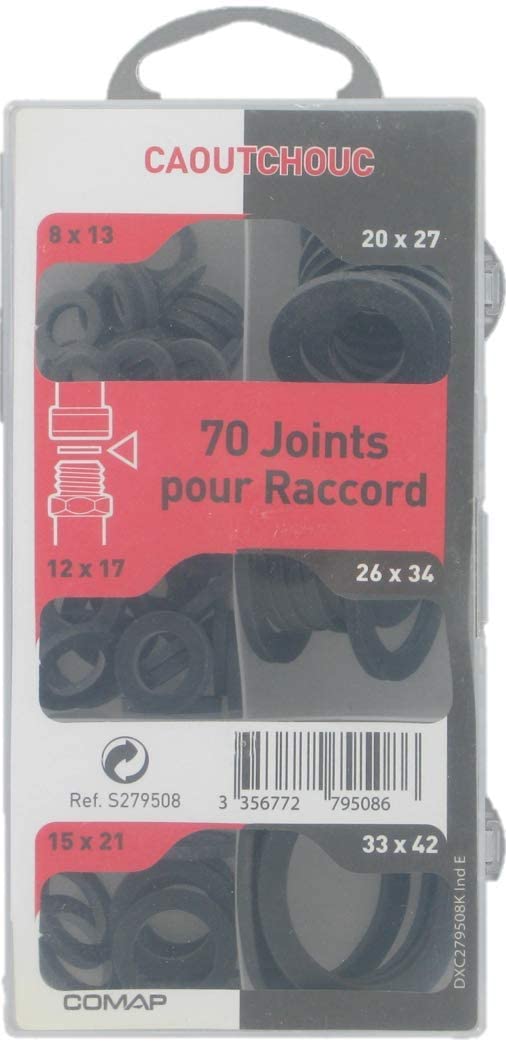 Joint Caoutchouc Plat Large 25,1/2" - Pour Rénovation Et Bricolage, Très Résistant