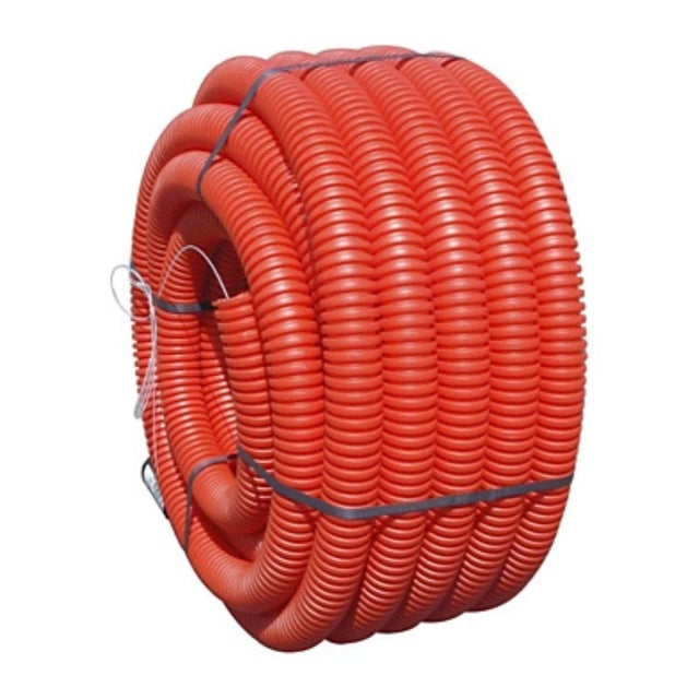 Elydan - Gaine TPC JANOFLEX rouge électricité DN50 50m - 2070