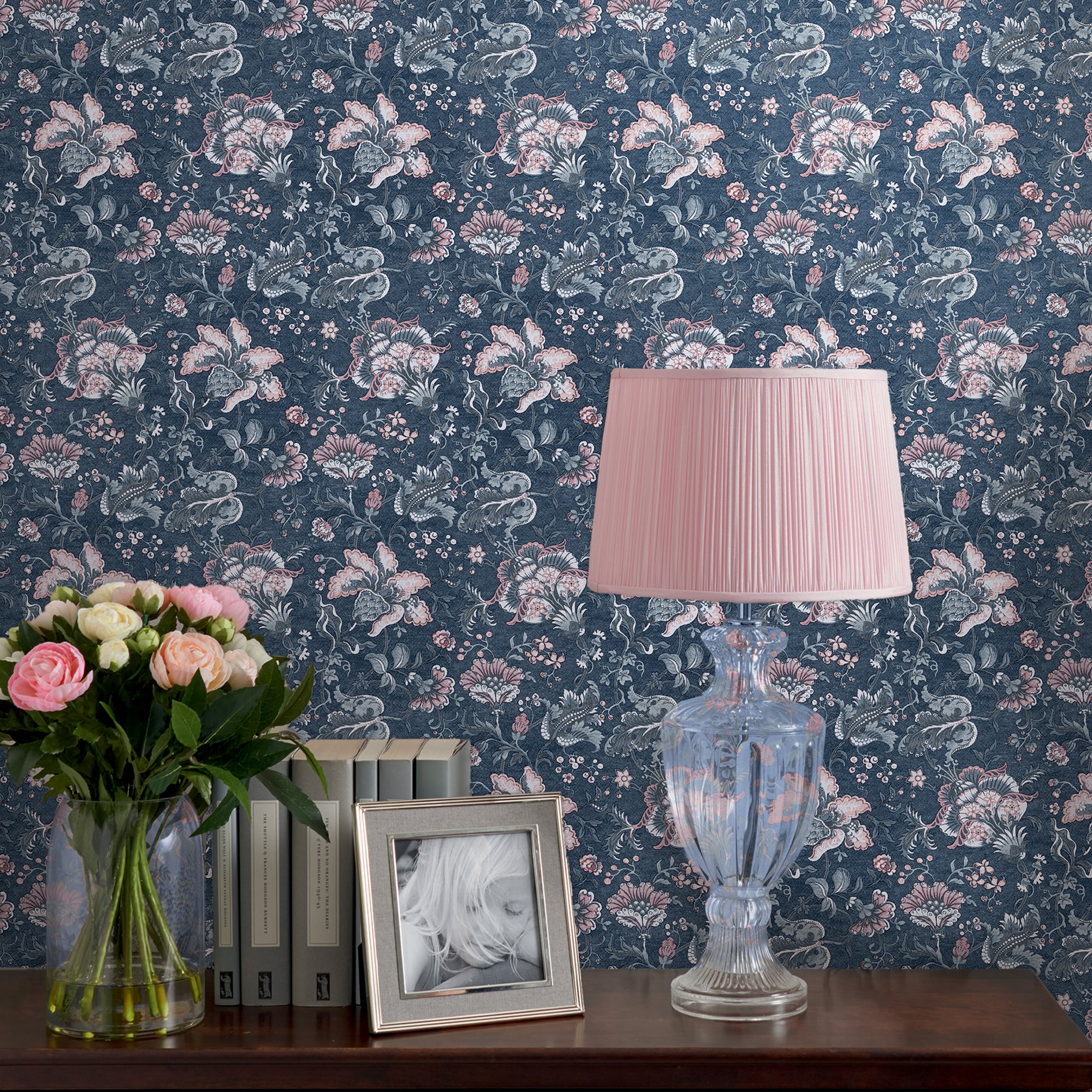 Laura Ashley Tapeta filzelinowa PORTIA 10 m x 52 cm