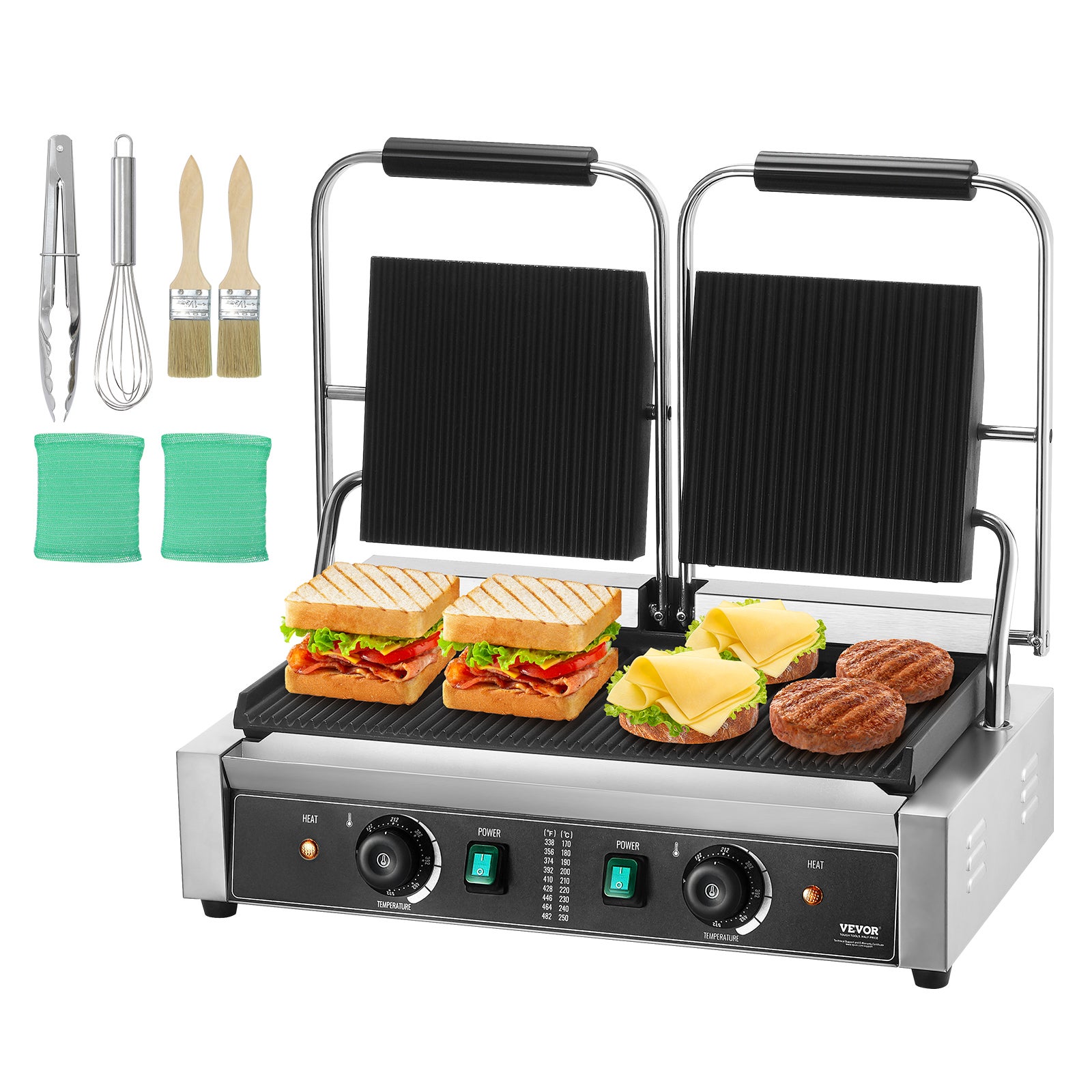 Plancha Électrique BBQ Inox Grille Viande Panini Presse Sandwich 3600 W P 010828672567 Plancha Électrique BBQ Inox Grille Viande Panini Presse Sandwich 3600 W P 010828672567