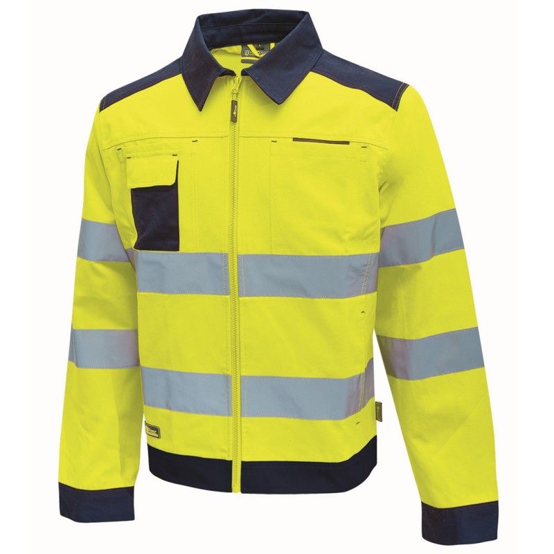 Lot De 2 T-shirts Haute Visibilité Walls – Jaune Fluo, Poche, Taille L, Neufs Avec étiquette