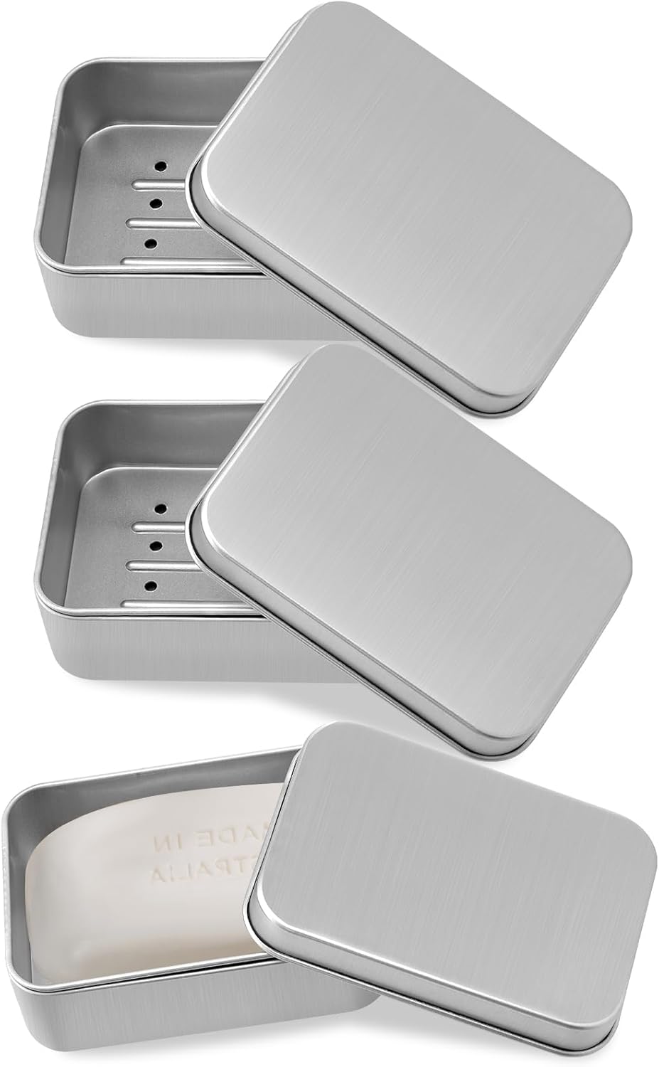 Boite à Savon Voyage 2-en-1 En Aluminium - 2 Formats - Sloé Nature