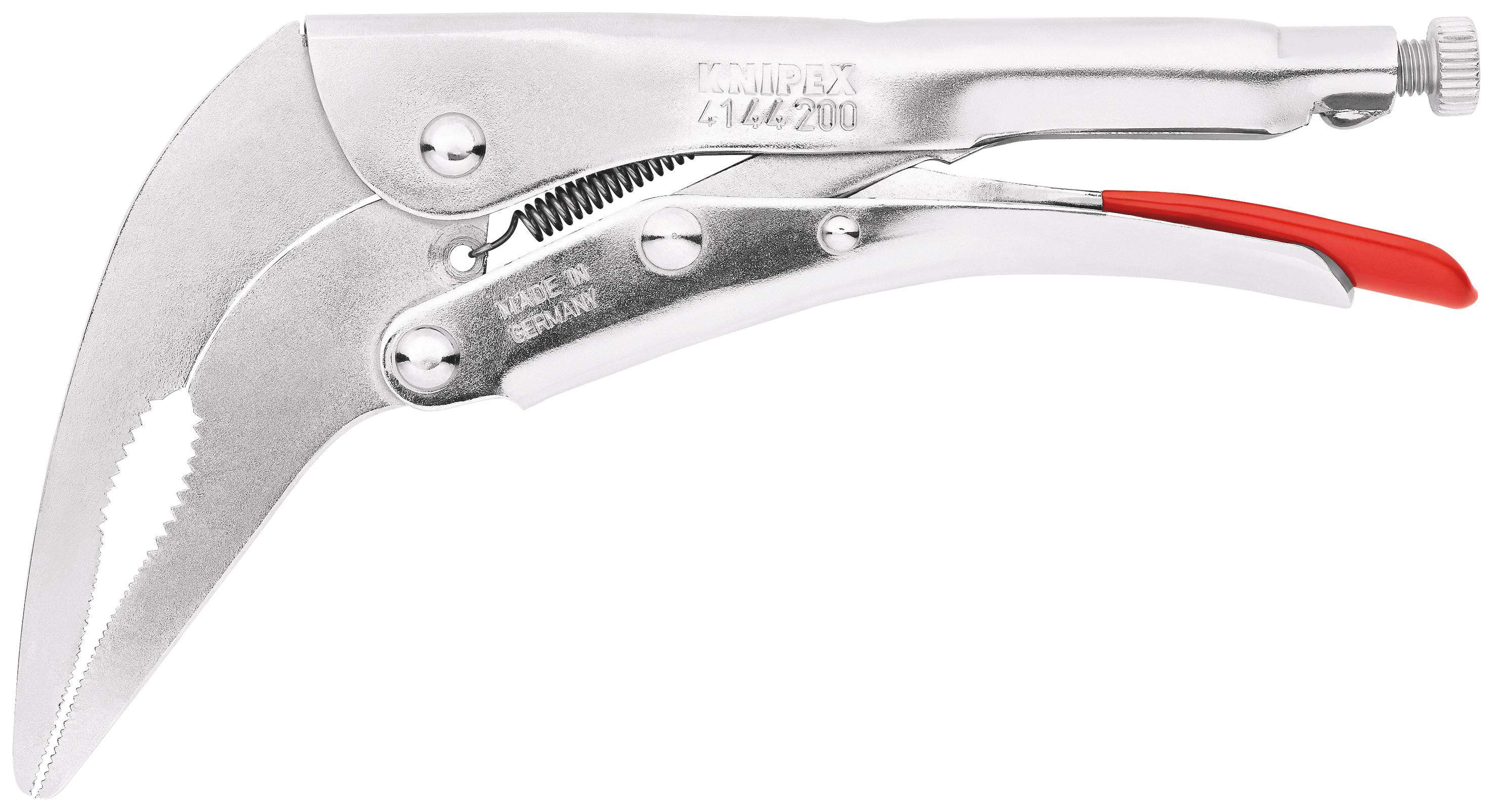 Knipex szczypce nastawne z końcówką zagiętą pod kątem 70° - 4144200