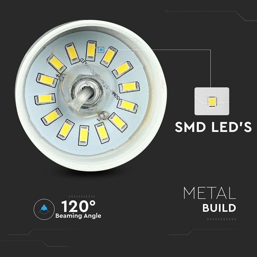 Żyrandol LED z metalową misą 7W, biały 4000K - 2