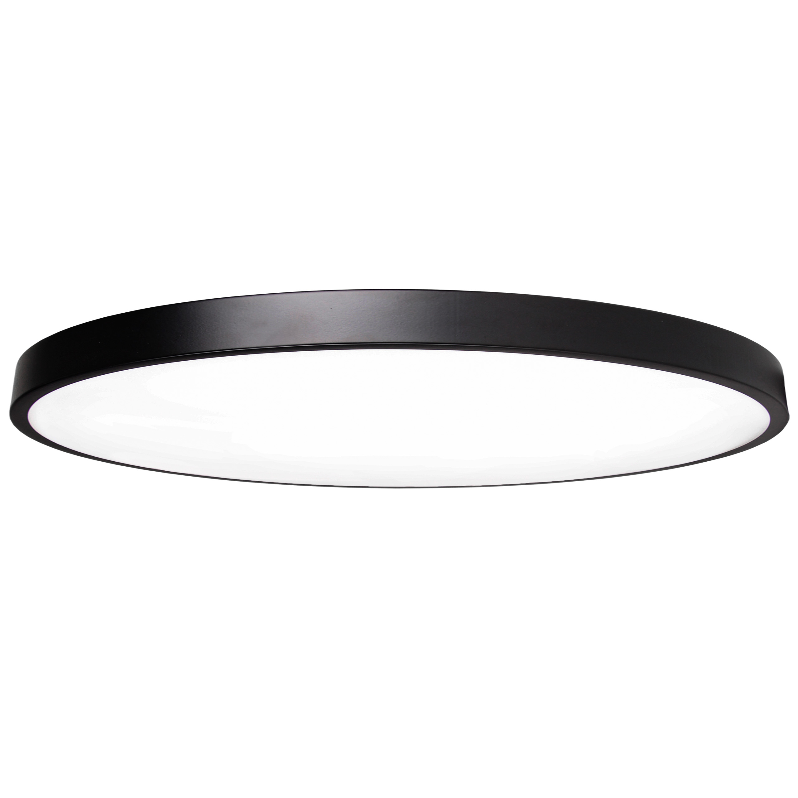 Plafon LED 3CCT 54W 40cm 3000–6500K natynkowy okrągły stylowy czarny XUDO