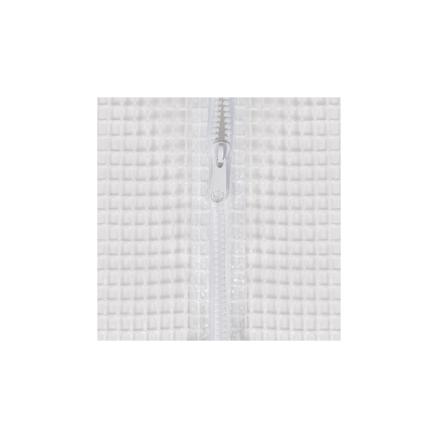 Bâche de rechange 130 gr/m² pour serre tunnel 6m² blanche 2 sections ROMA - 4