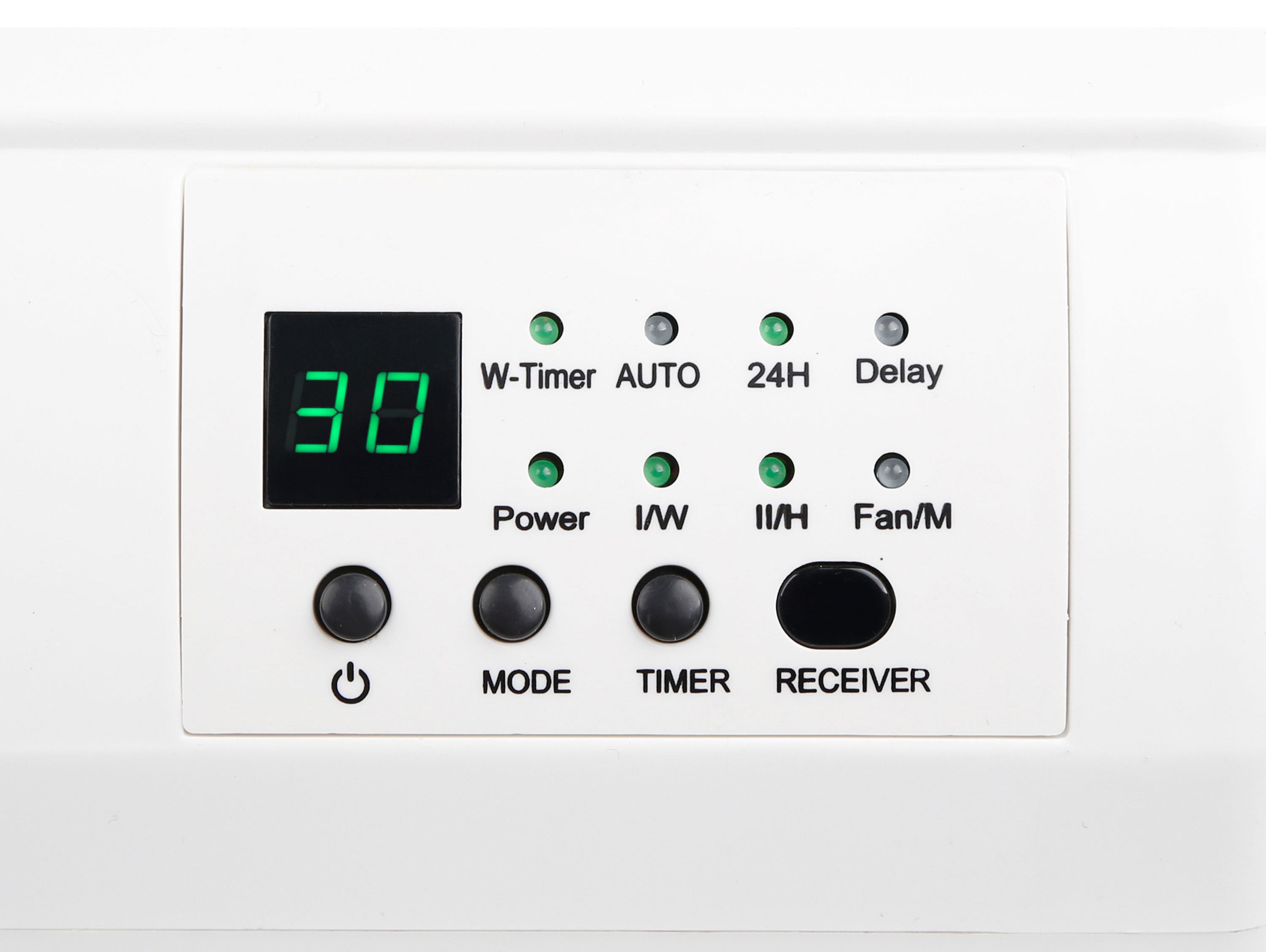 Chauffage split mural 2000 W avec télécommande et minuterie - 4