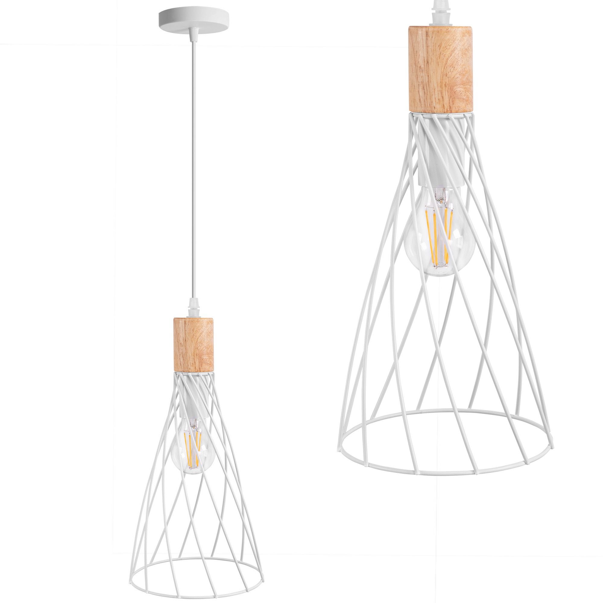 Lampa Sufitowa Wisząca Toolight App1269-1Cp Biały