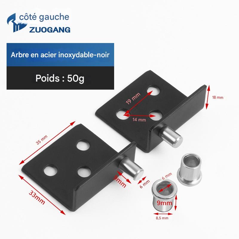 20 Paires De Charnières En T, BZP Acier Zingué, 15,2 Cm – Résistantes Et étanches, Lot Pro