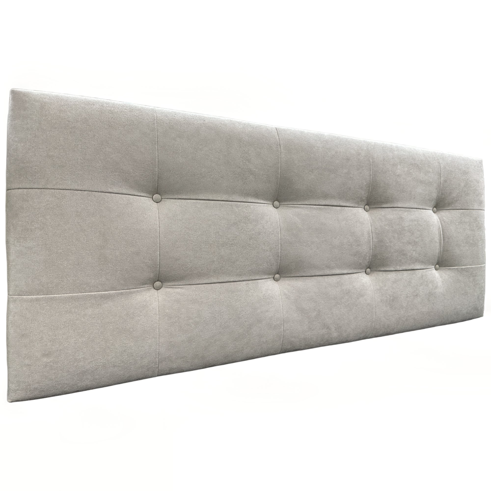 DHOME Testiera Letto Imbottita In Similpelle Bianco: 4 Cm Di Spessore, Gambe In Legno, Tessuto Antimacchia AQUALINE, Misure Per Letti 120/135/140 Cm - 3