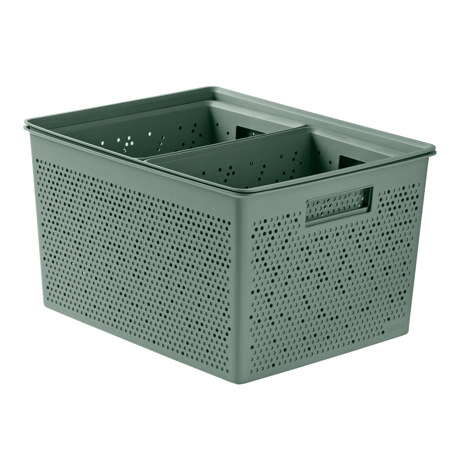 TATAY Rechthoekige organizerbox 12L Bohol, polypropyleen, BPA-vrij, 100