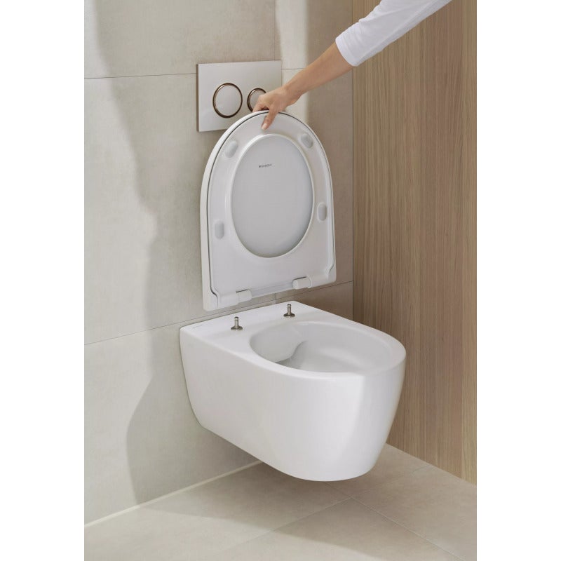 iCon WC suspendu Rimfree avec fixations invisibles, caréné, avec abattant softclose (501.664.00.1) - 3