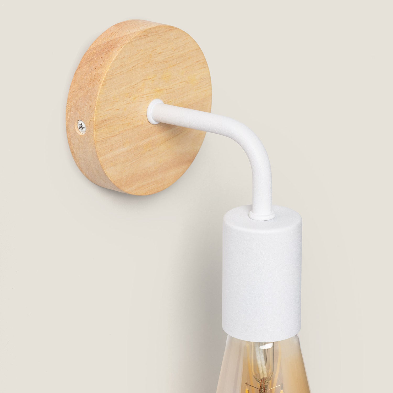 Lampe Murale et Métal Jedali, Blanc, Fer,,Fer,, E27,E27, IP20, 150 mm x 90 mm x 110 mm - 7